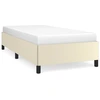 Image de vidaXL Sommier Crème 90x190 cm Similicuir