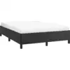 Image de vidaXL Sommier noir 140x190 cm similicuir