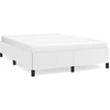 Image de vidaXL Cadre de lit blanc 140x190 cm similicuir