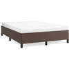 Image de vidaXL Cadre de lit brun 140x200 cm simili-cuir