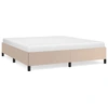 Image de vidaXL Cadre de lit cappuccino brun 160x200 cm simili-cuir