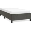 Image de vidaXL Cadre de lit sans matelas gris foncé 80x200 cm velours