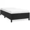 Image de vidaXL Sommier noir 80x200 cm velours