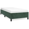 Image de vidaXL Cadre de lit sans matelas vert foncé 80x200 cm velours