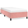 Image de vidaXL Cadre de lit sans matelas rose 90x190 cm velours