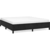 Image de vidaXL Cadre de lit sans matelas noir 180x200 cm velours