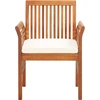 Image de vidaXL Chaises de jardin avec coussins 8 pcs. Bois massif acacia