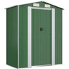 Image de vidaXL Abri de jardin vert 192x108x223 cm Acier galvanisé