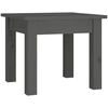 Image de vidaXL Table basse Gris 35x35x30 cm Pin massif