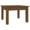 Image de vidaXL Table basse marron miel 45x45x30 cm pin massif
