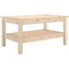 Image de vidaXL Table basse 80x50x40 cm pin massif