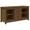 Image de vidaXL Armoire TV brun miel 103x36,5x52 cm Pin massif