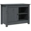 Image de vidaXL Armoire TV Gris 70x36,5x52 cm Pin massif