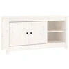 Image de vidaXL Armoire TV Blanc 103x36,5x52 cm Pin massif
