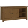 Image de vidaXL Armoire TV brun miel 103x36,5x52 cm Pin massif