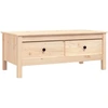 Image de vidaXL Table basse 100x50x40 cm pin massif
