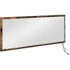 Image de vidaXL Miroir Chêne fumé 90 x 8,5 x 37 cm Bois composite