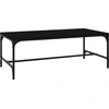 Image de vidaXL Table basse noire 100x50x35 cm Bois composite
