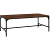 Image de vidaXL Table basse marron imitation chêne 100x50x35 cm Bois composite