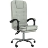 Image de Fauteuil de massage pliant Lumarko, gris clair, recouvert de velours !