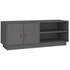 Image de vidaXL Armoire TV Gris 105x34x40 cm Pin massif
