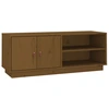 Image de vidaXL Armoire TV brun miel 105x34x40 cm Pin massif