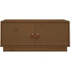 Image de vidaXL Table basse marron miel 80x50x35 cm pin massif