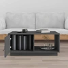 Image de vidaXL Table basse Gris 80x50x35,5 cm Pin massif
