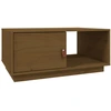 Image de vidaXL Table basse marron miel 80x50x35,5 cm pin massif
