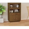 Image de vidaXL Highboard brun miel 67x40x108,5 cm Pin massif