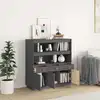 Image de vidaXL Highboard Gris 100x40x108,5 cm Pin massif