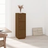 Image de vidaXL Highboard brun miel 34x40x108,5 cm Pin massif