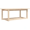 Image de vidaXL Table basse 110x55x45 cm pin massif