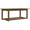 Image de vidaXL Table basse marron miel 110x55x45 cm pin massif