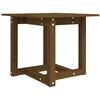 Image de vidaXL Table basse marron miel 50x50x45 cm pin massif