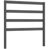Image de vidaXL Tête de lit Gris 95x4x100 cm Pin massif