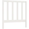 Image de vidaXL Tête de lit blanc 95x4x100 cm pin massif