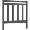 Image de vidaXL Tête de lit Gris 95x4x100 cm Pin massif