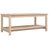 Image de vidaXL Table basse 110x55x45 cm pin massif