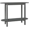 Image de vidaXL Table console Gris 110x40x80 cm pin massif