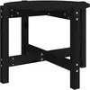 Image de vidaXL Table basse noire Ø 62,5x45 cm pin massif