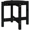 Image de vidaXL Table basse noire Ø 52,5x45 cm pin massif