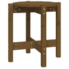 Image de vidaXL Table basse brun miel Ø 42,5x45 cm Pin massif
