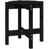 Image de vidaXL Table basse noire Ø 42,5x45 cm pin massif