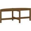Image de vidaXL Table basse marron miel 118x63x45 cm Pin massif