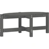 Image de vidaXL Table basse Gris 87x48x35 cm Pin massif