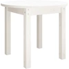 Image de Table basse blanche Ø 55x45 cm pin massif