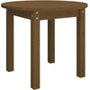 Image de vidaXL Table basse brun miel Ø 55x45 cm pin massif