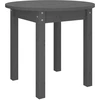 Image de vidaXL Table basse Gris Ø 45x40 cm Pin massif