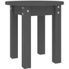 Image de vidaXL Table basse Gris Ø 35x35 cm Pin massif
